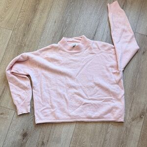 Cozy Pink Madewell Cashmere Sweater